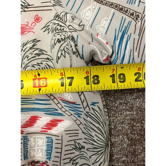 Denim & Co. Shirt Dress Belted Waist Printed Midi Multicolor Women's Size S - Picture 7 of 12